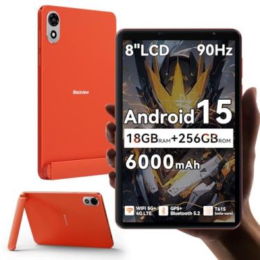 Imagem de Blackview ZENO Tablet Android 15 de 18 polegadas com Gemini AI, tablets pequenos para jogos, WiFi 5G, 18 (6 + 12) GB + 256 GB/2TB TF, 90Hz, Widevine L1, GPS, suporte destacável