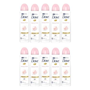 Imagem de Kit 10 Desodorante Antitranspirante Aerosol Dove Beauty Finish 150ml