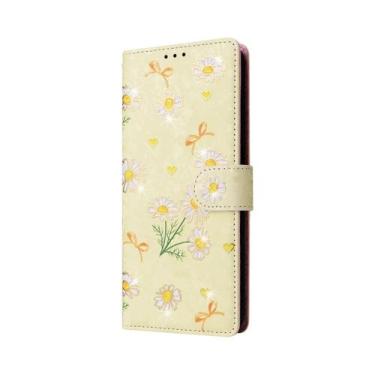 Imagem de Capa De Telefone Em Couro Floral Para Samsung Galaxy A06 A16 A26 A36 A