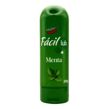 Imagem de Gel Lubrificante Íntimo Deslizante Sex Shop Fácil Lub Menta 200g - Gen