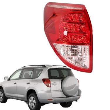 Imagem de Silscvtt Substituição do conjunto de luz traseira externa LH para Toyota RAV4 2006-2008 lado do motorista 8156142100 TO2818127