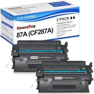 Imagem de HenceBuy 【2 pretos】 Substituição compatível para impressora HP 87A CF287A 87X CF287X para HP Laserjet Enterprise M506 M506dn M506n M506x M501n M501dn M527f M527dn M527z