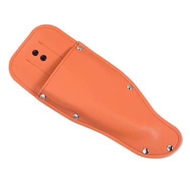 Imagem de PATIKIL Bainha de couro para podador de jardim, bolsa de podador bypass, capa protetora de cinto, capa de bainha para tesouras de poda de jardinagem, marrom