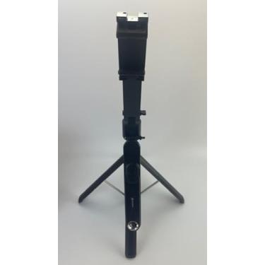 Imagem de Tripé Estabilizador Profissional para Celular e Câmera, Preto, Rastreamento Facial Automático, Base Dobrável, Suporte Ajustável
