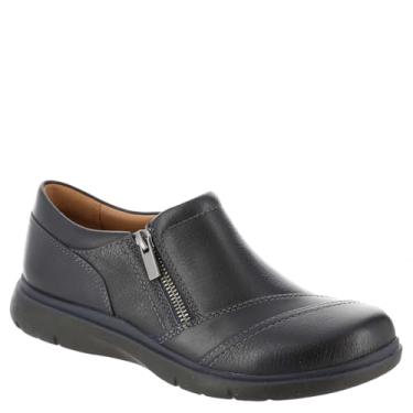 Imagem de Clarks Mocassim feminino Certina Pure Slip On, Azul marino, 34