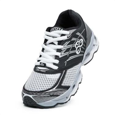 Imagem de Tênis Infantil Masculino Leve Design Ativo Preto (Preto, BR, Criança de 4 a 8 anos, Numérico, 34)