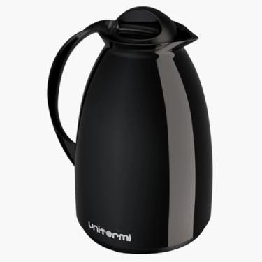 Imagem de Garrafa Térmica Preta Café Água Tereré Chá 650ml Pequena Vintage