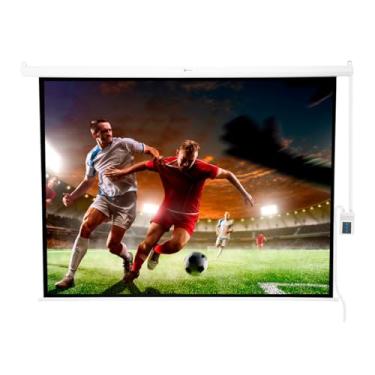 Imagem de Tela de Projeção Elétrica Com Controle Remoto 200x150cm 220V Goldentec