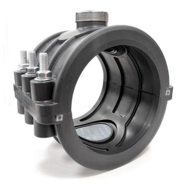 Imagem de Colar de Tomada PP Reforçado Inox ASTM/NPT 8" x 3" para Sistemas Hidrá