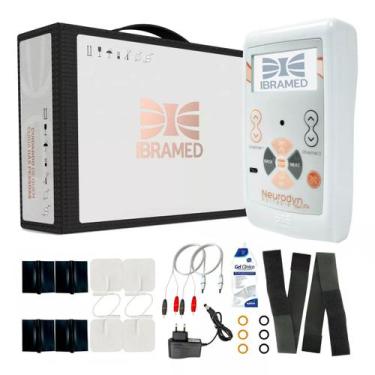 Imagem de Neurodyn Tens Fes + 4 Eletrodos adesivos + 2 Cintas Elasticas - Ibrame