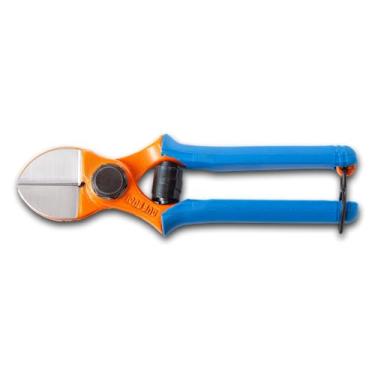 Imagem de Devido à buoi feito na Itália profissional (sem hobbyist) resistente forjado lâminas de corte duplo Tesouras #133/20 Flat Back Double Blade para Grafting e poda para scions