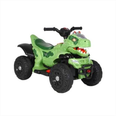 Imagem de Carro Elétrico Infantil Quadriciclo Dinossauro Música Led - Bang Toys