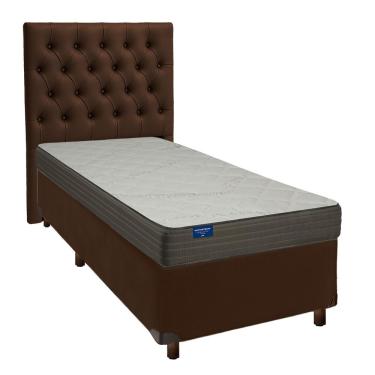 Imagem de Kit Cabeceira + Cama Box + Colchão Solteiro D33 Orthotech Inducol