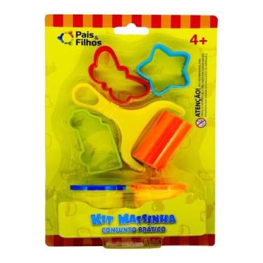 Imagem de Kit Massinha De Modelar - Conjunto Prático Brinquedo Lúdico