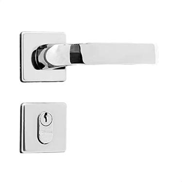 Imagem de Conjunto Fechadura Externa 1700 Ravena Cromado - Silvana