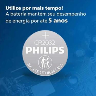 Imagem de Pilha Botão Philips Cr2032 Lítio 3v - 1 Unidade