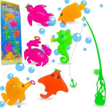 Imagem de Brinquedo Pescaria Infantil Pega Peixe Com Vara De Pescar - Europio