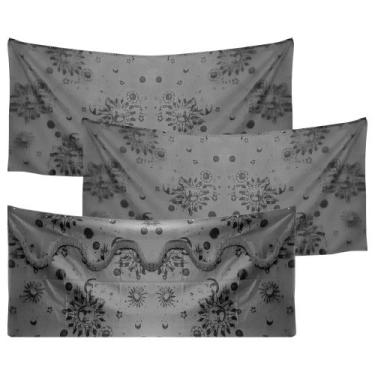 Imagem de Cortina cetim 5,5m 3pç cabine caminhão sc 111 112 113 124 - JG, Cinza