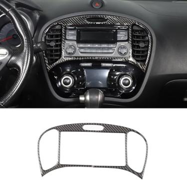 Imagem de Aotumcer Adesivo decorativo para moldura de tela de navegação de controle central de carro para Nissan Juke Infiniti ESQ 2011-2019 Acessórios Tela de navegação central de carro A/C Painel de Controle