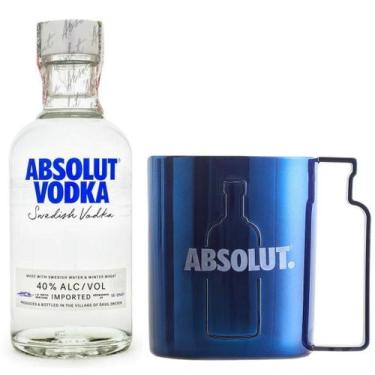 Imagem de Kit Vodka Absolut 200ml + Caneca Exclusiva
