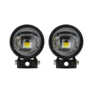 Imagem de Farol Auxiliar LED Branco Amarelo De 2 Polegadas Para Motocicleta, Lan