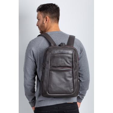 Imagem de Mochila de couro grande slim Patrick