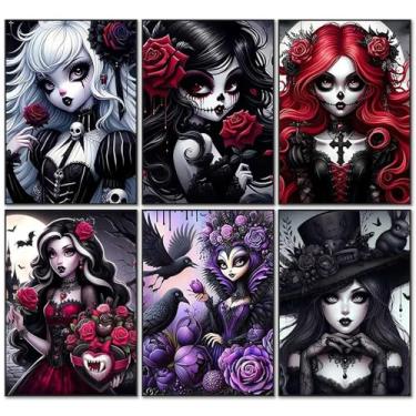 Imagem de Kit de pintura por números para adultos e crianças iniciantes, pacote com 4 kits de pintura por números em tela, kit de pintura de artista por número, tintas acrílicas para pintura a óleo faça você