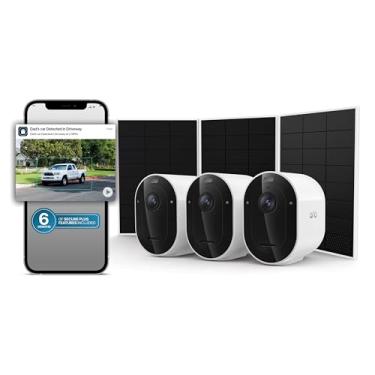 Imagem de Arlo Câmera de segurança profissional (6ª geração), 2K HDR, alimentada por bateria, legendas de eventos, resposta de emergência, 6 meses de plano Secure Plus, campo de visão de 160°, WiFi de banda