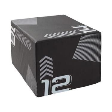 Imagem de harayaa Caixa de Salto Pliométrico 3 em 1 - Equipamento de Exercícios de Salto Multifuncional para Treinamento de Força e Condicionamento Físico, Style C