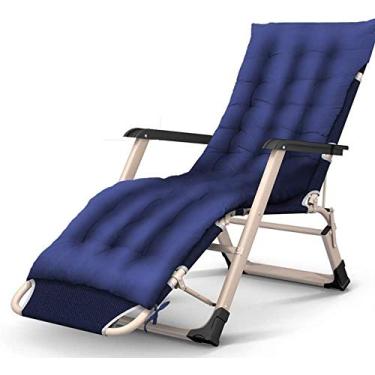 Imagem de Espreguiçadeira cadeiras de jardim reclináveis confortáveis, cadeira reclinável dobrável com gravidade zero ajustável para terraço ao ar livre cadeira de escritório com almofadas suporta 200 kg (cor,