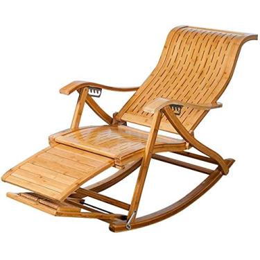 Imagem de Espreguiçadeira de jardim, espreguiçadeira dobrável, espreguiçadeiras reclináveis, encosto ajustável e fácil de dobrar com apoio para os pés retrátil