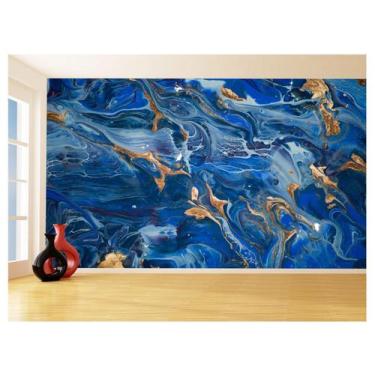 Imagem de Papel De Parede 3D Estilo Marmore Tintas Cores 3,5M Mbr91 - Você Decor
