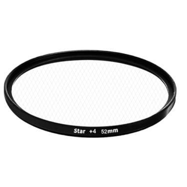 Imagem de Filtro de lente estrela de 52 mm - fotografia de câmera de lente de 52 mm, acessórios de foto de montagem rosqueada de vidro para cenário noturno, viagens, blogueiros, filmes, estudantes, hobbiistas