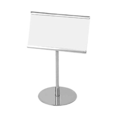 Imagem de Milageto Suporte de mesa para placas, etiquetas e sinalização de alimentos, porta-cartões de visita para mesa, ideal para casamentos, festas e restaurantes, Altura 13.5 Cm
