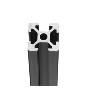 Imagem de 1 peça de extrusão de perfil de alumínio anodizado preto 2020 100 mm - 800 mm de comprimento trilho linear para impressora 3D CNC V-Slot (350 mm)