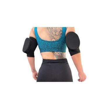 Imagem de Cotoveleira acolchoada para futsal, vôlei ou handebol elástica Triatle