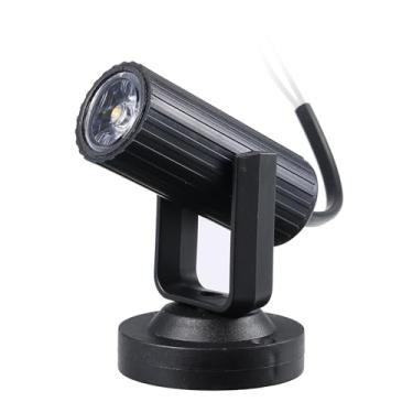 Imagem de Mini Spot Lamp LED, iluminação ajustável de 360° sem cintilação, portátil para festa em casa, show de DJ, bar (com ampla tensão de entrada) (para uso interno e externo)