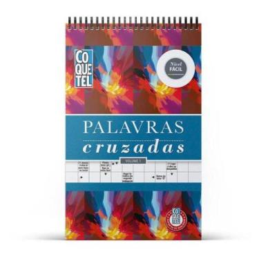 Imagem de Livro coquetel espiral palavras cruzadas vol. 01: nível fácil - COQUET