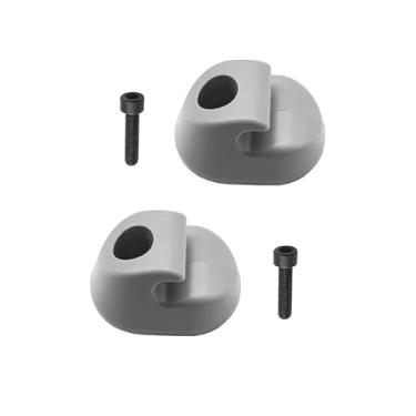 Imagem de DYYYYD 1 par de acessórios para viseira de sol (cinza) compatíveis com Peterbilt Kenworth Interior, peça de substituição número S16-1023-661 (F01377-2).