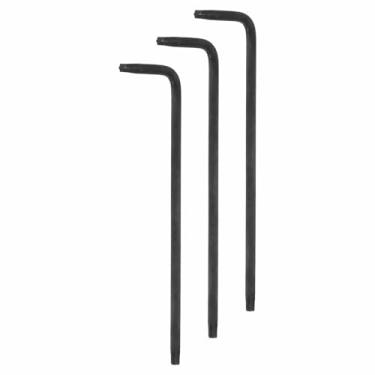 Imagem de HARFINGTON 3 peças T15 chave Torx Star de segurança antiadulteração 10 cm braço longo em forma de L chave hexagonal Torx 6 pontos ferramenta manual de aço carbono para reparos domésticos automotivos