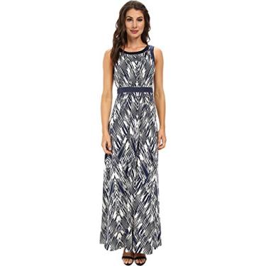 Imagem de NYDJ Vestido feminino estampado Mikala, Heritage Navy, 11