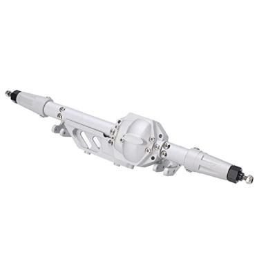 Imagem de CUOFYUNL Eixo traseiro universal CNC metal em liga de alumínio para Axial Wraith RR10 90048 90053 1/10 RC Car (Prata)