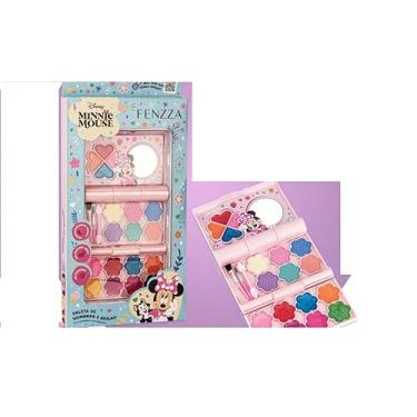 Imagem de Kit Maquiagem Infantil Minnie Mouse - FENZZA DIS022 - Presente Teen Completo Disney, Estojo Aesthetic