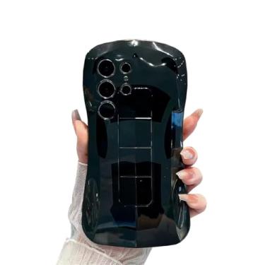 Imagem de Danglyld Capa de carro de corrida para Galaxy S25 Ultra, masculina e feminina, criativa, fixe, 3D, esterico, desporto, carro, resistente, macia, à prova de choque, capa protetora para Samsung Galaxy