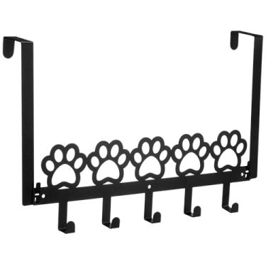 Imagem de AceOrbit Ganchos sobre a porta com patas de cachorro, suporte de parede, suporte de toalha, organizador de porta, 5 ganchos kawaii, casa de fazenda, rústico, estilo coquete, decoração para quarto