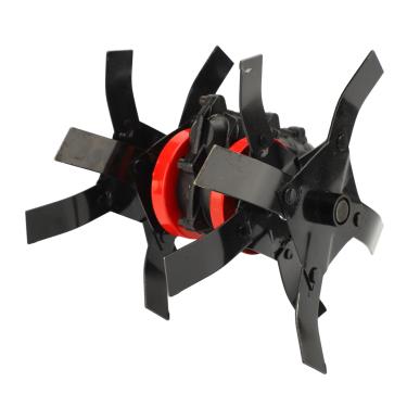 Imagem de YOUTHINK Cortador de Afrouxamento Roda Eficiente Ferramenta de Jardim de Capina de Com Tração Estável 26mm 9 Dentes Cortador de Escova Universal para Afrouxamento de Limpo