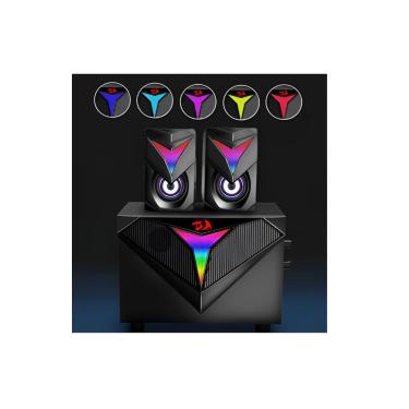 Imagem de Caixas De Som E Subwoofer Gamer Redragon Toccata Gs700 Rgb