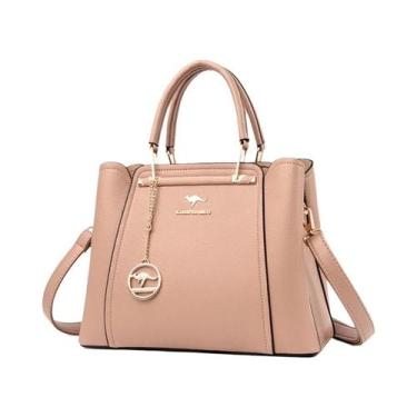 Imagem de Bolsa De Ombro De Couro Luxuosa De Grande Capacidade Para Mulheres Des