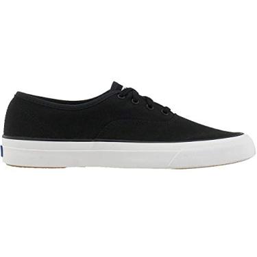 Imagem de T nis feminino casual Keds Surfer Canvas, Preto, 9.5