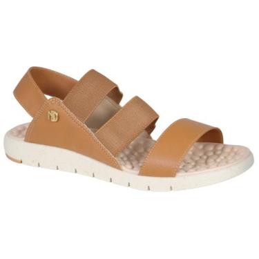 Imagem de Sandália Modare Rasteira Feminina Massageadora 7162.225, Camel, 35